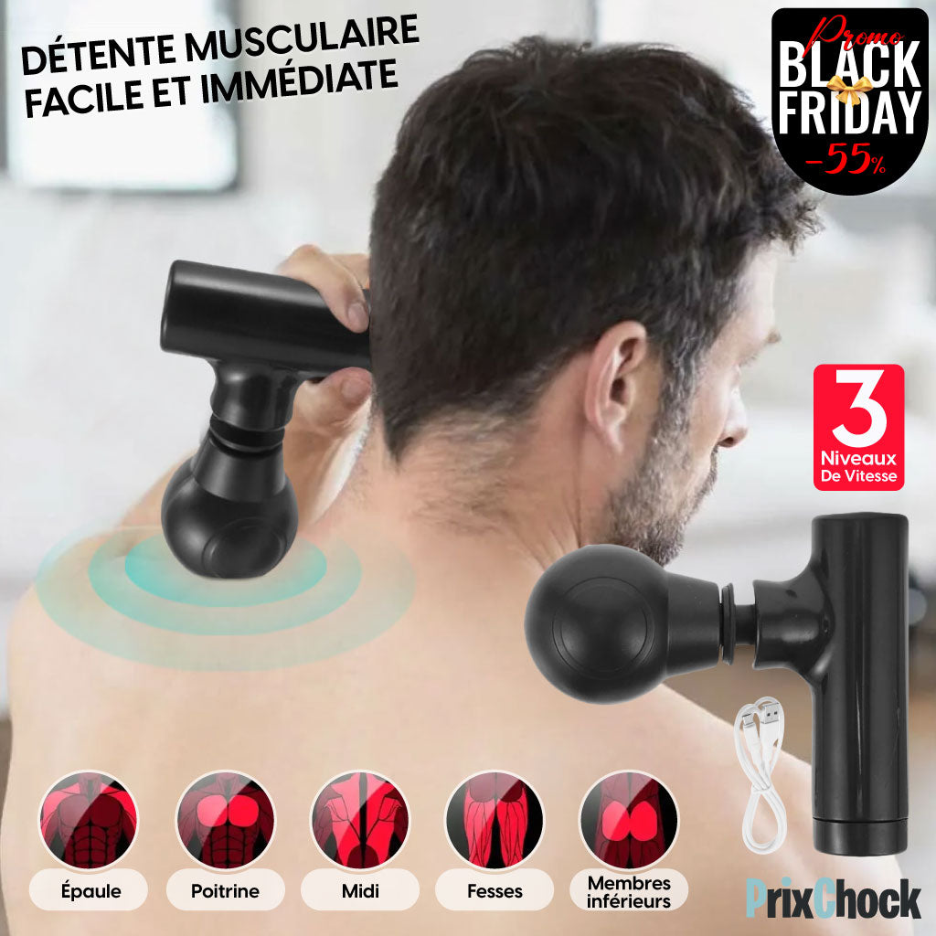 Pistolet De Massage Portable : La Détente Toujours À Portée De Main - PROMO Du BLACK FRIDAY